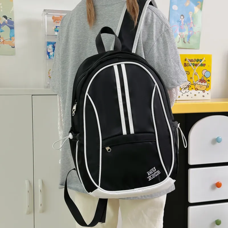 SURELAPTOP Nylon Backpack Unisex Multicolor-6