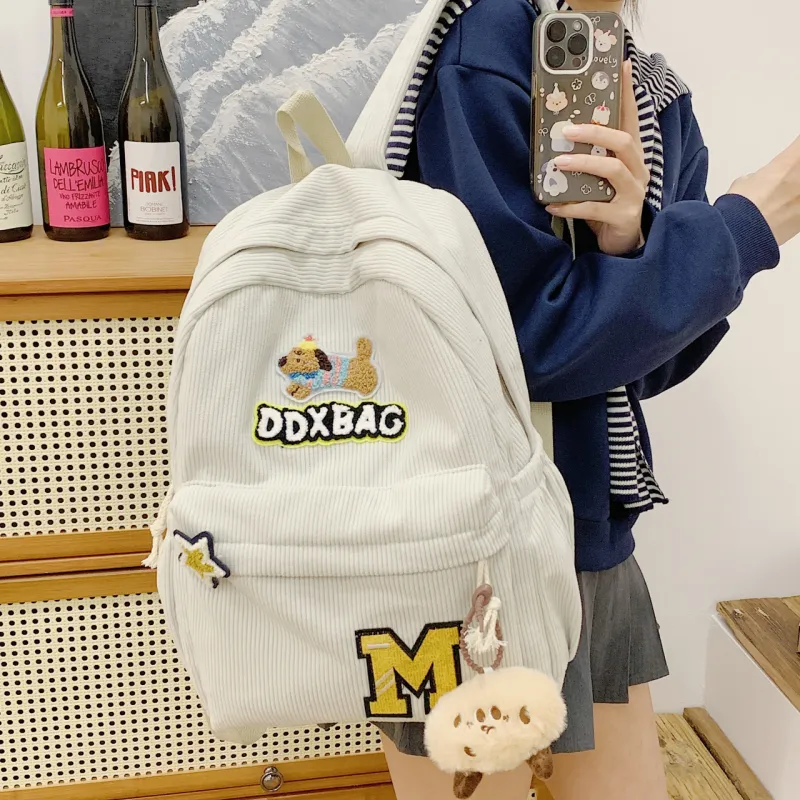 SURELAPTOP Fabric Backpack Women's Multicolor-11