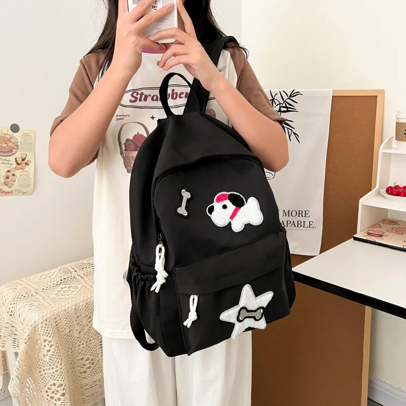 SURELAPTOP Canvas Bag Backpack Regular Unisex Multicolor-8