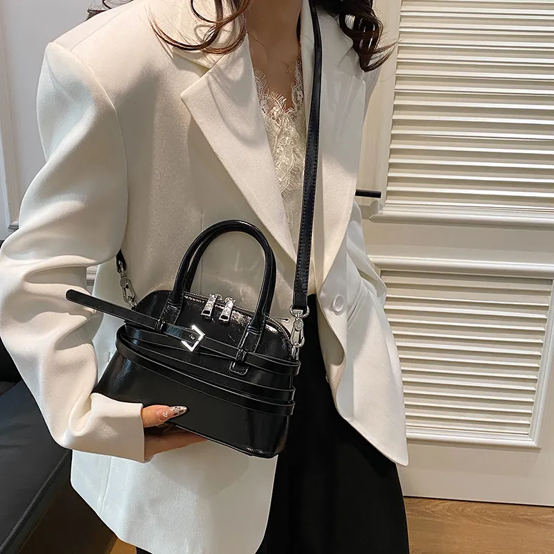 SURELAPTOP PU Crossbody Bag Shoulder Bag Handbags Regular Women's Black/Coffee/Brown-3