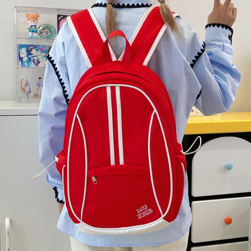 SURELAPTOP Nylon Backpack Unisex Multicolor-2