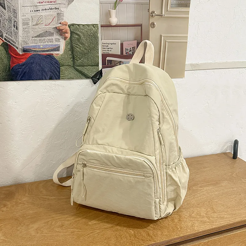 SURELAPTOP Nylon Backpack Unisex Multicolor-5