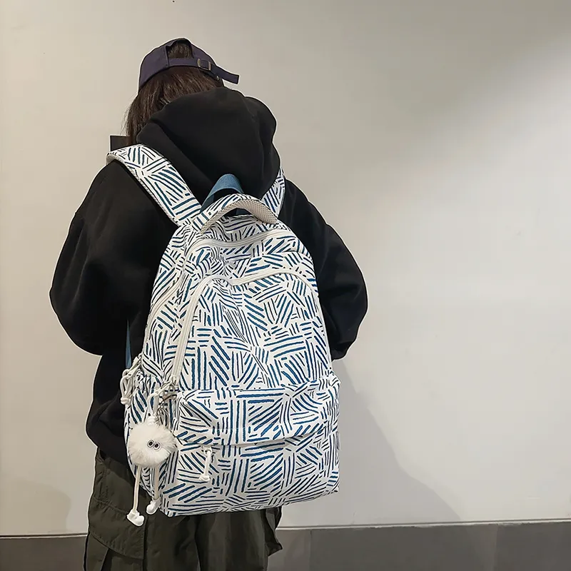 SURELAPTOP Nylon Backpack Unisex Multicolor-18
