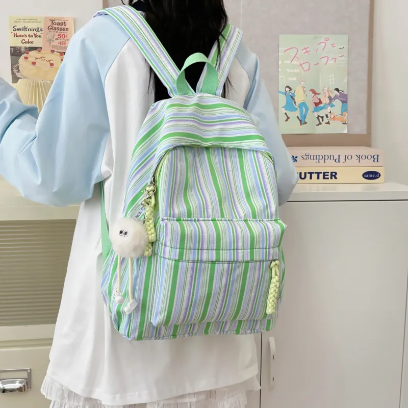 SURELAPTOP Nylon Backpack Unisex Multicolor-10