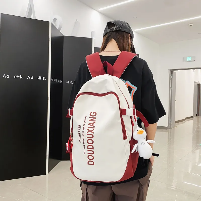 SURELAPTOP Nylon Backpack Unisex Multicolor-9