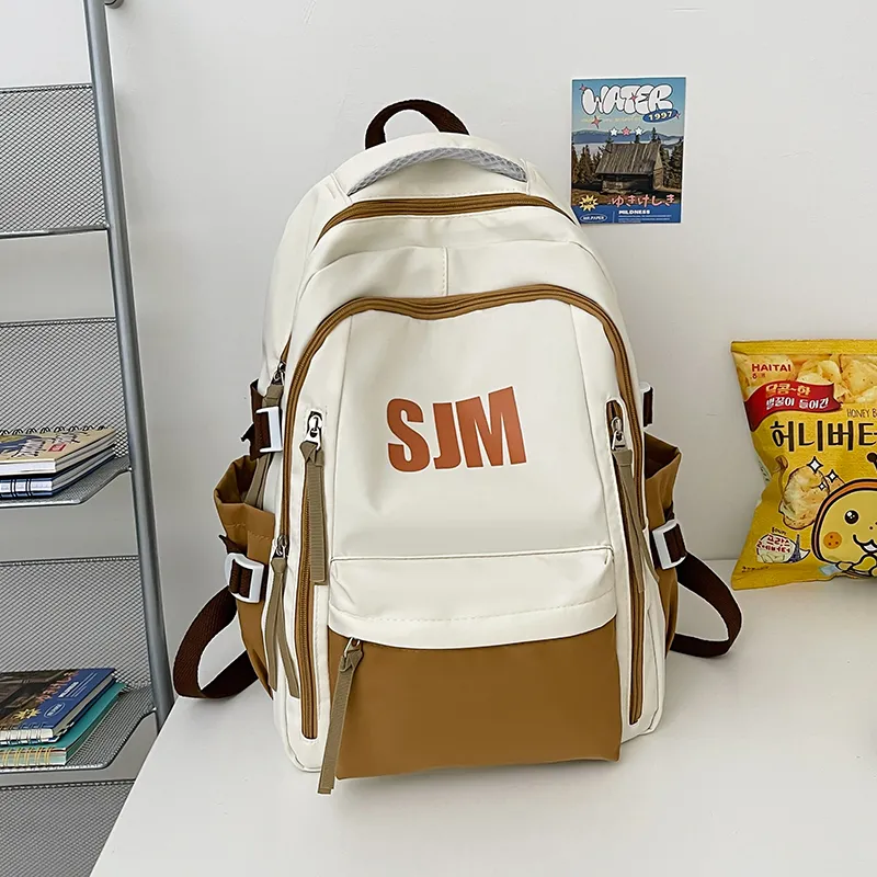 SURELAPTOP Nylon Backpack Unisex Multicolor-14