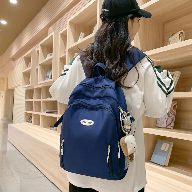SURELAPTOP Nylon Backpack Unisex Multicolor-3