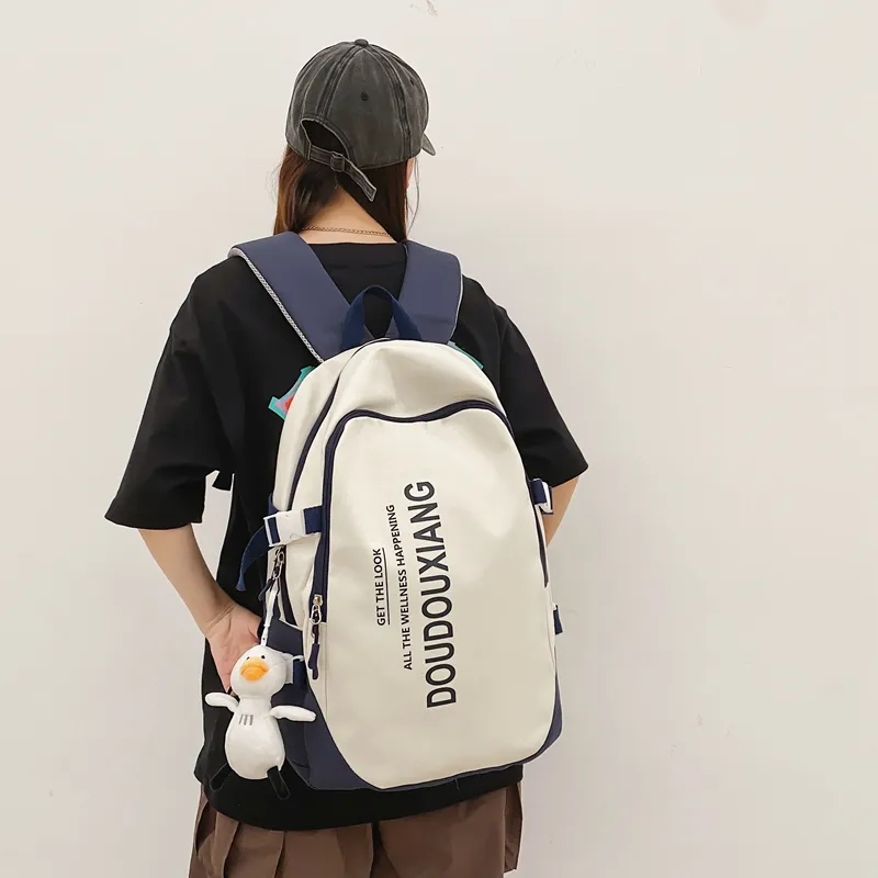 SURELAPTOP Nylon Backpack Unisex Multicolor-2