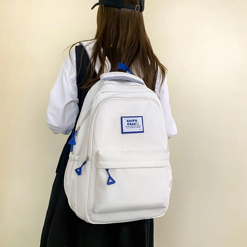 SURELAPTOP Nylon Backpack Unisex Multicolor-3