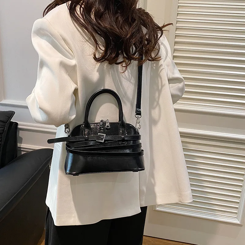 SURELAPTOP PU Crossbody Bag Shoulder Bag Handbags Regular Women's Black/Coffee/Brown-2
