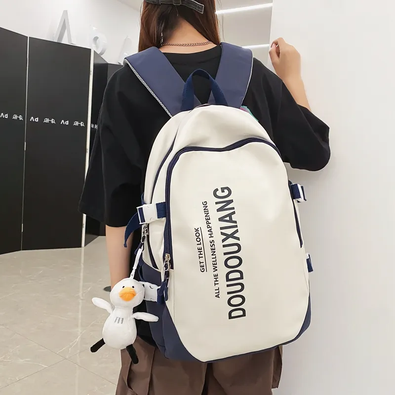 SURELAPTOP Nylon Backpack Unisex Multicolor-1