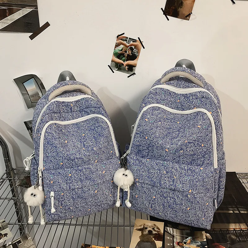 SURELAPTOP Nylon Backpack Unisex Multicolor-9