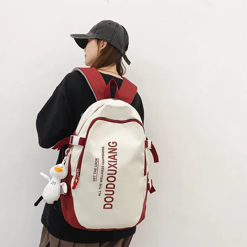 SURELAPTOP Nylon Backpack Unisex Multicolor-10