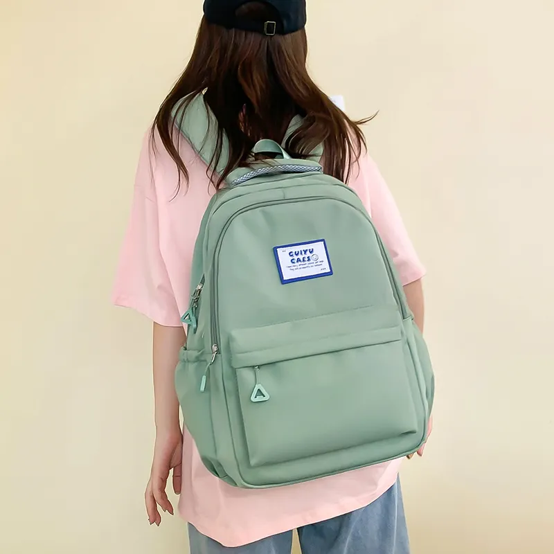 SURELAPTOP Nylon Backpack Unisex Multicolor-15