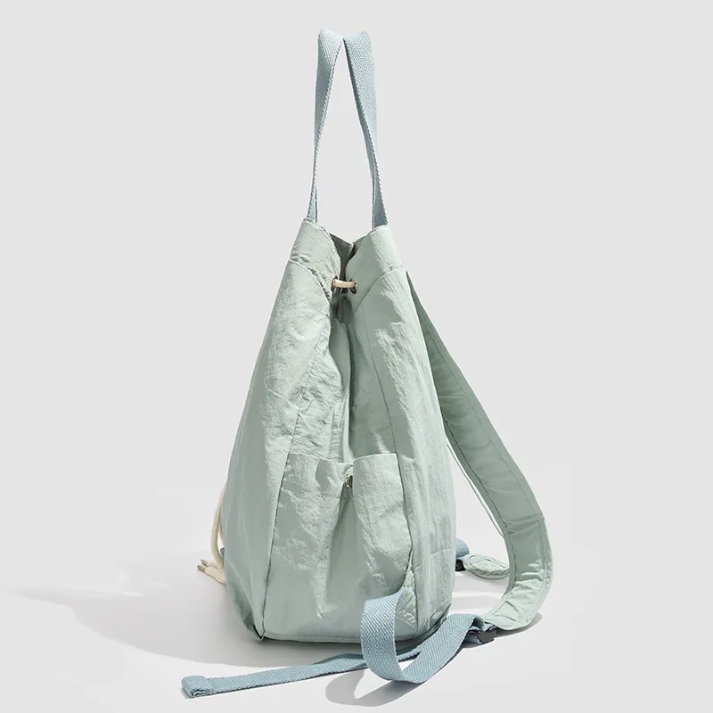 SURELAPTOP Oxford Backpack Regular Women's Black/Light Green/Beige/Coffee-9