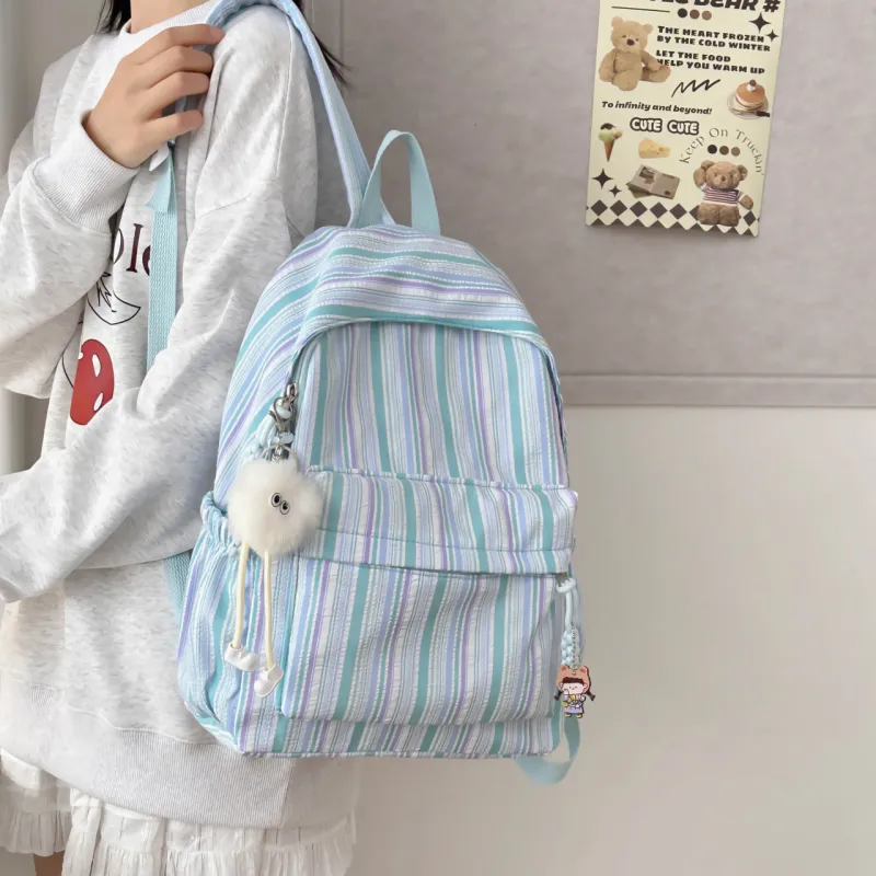 SURELAPTOP Nylon Backpack Unisex Multicolor-14