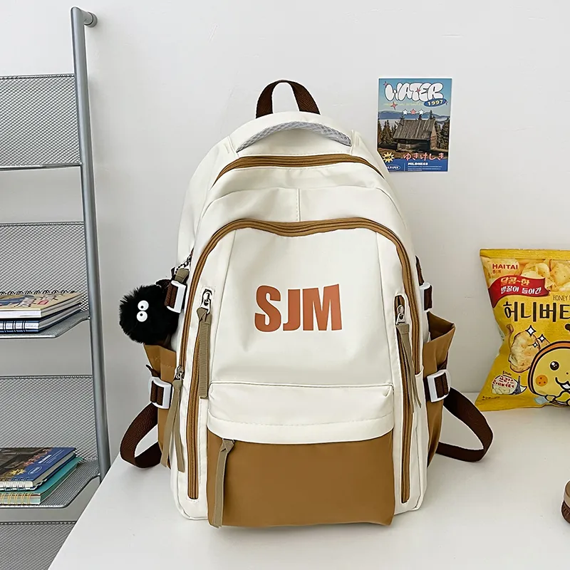 SURELAPTOP Nylon Backpack Unisex Multicolor-16