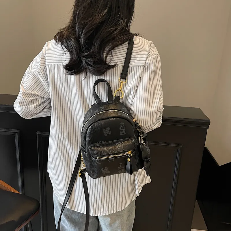 SURELAPTOP PU Backpack Women's Multicolor-9