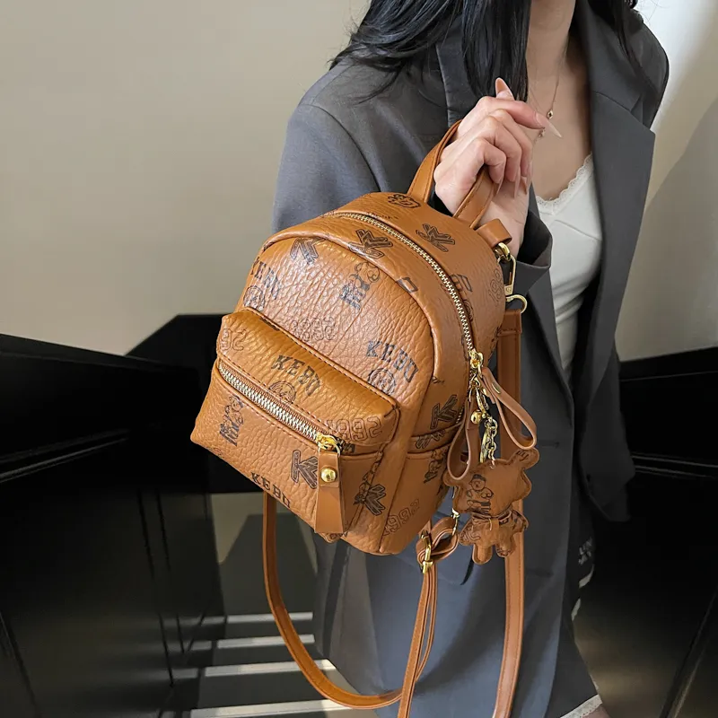 SURELAPTOP PU Backpack Women's Multicolor-20