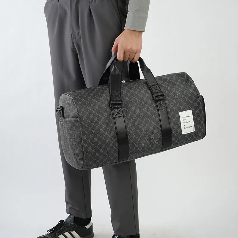 SURELAPTOP PU Sports Bag, Luggage Bag, Portable Crossbody Bag, Travel Bag Unisex-3