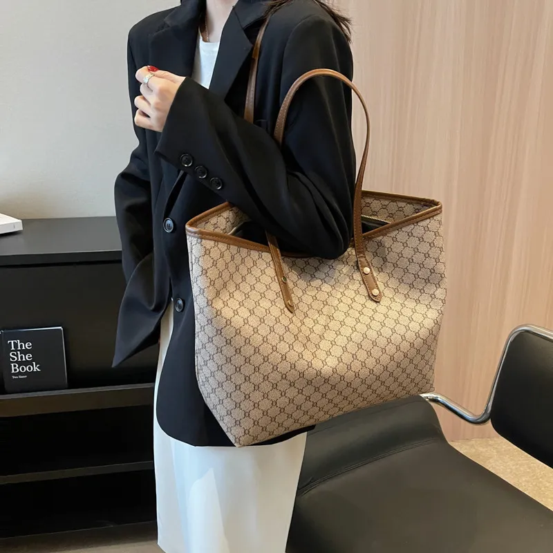SURELAPTOP PU Tote Bag Shopping Bag Shoulder Bags Large Size Women's Multicolor-4