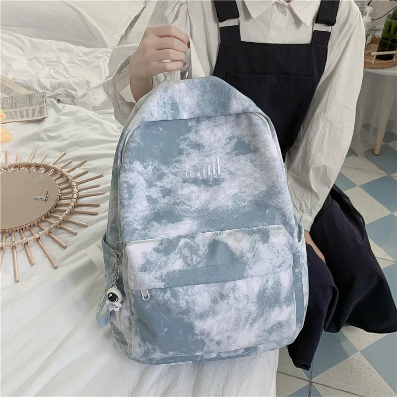 SURELAPTOP Nylon Backpack Women's Multicolor-15