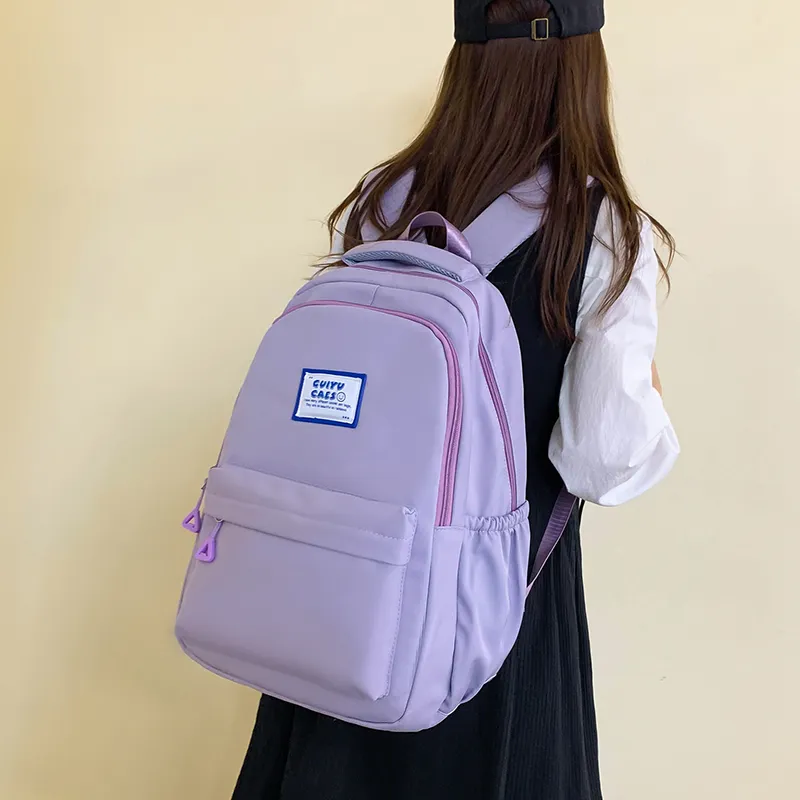 SURELAPTOP Nylon Backpack Unisex Multicolor-12
