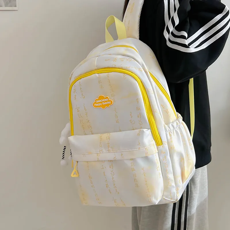 SURELAPTOP Nylon Backpack Regular Unisex Multicolor-17