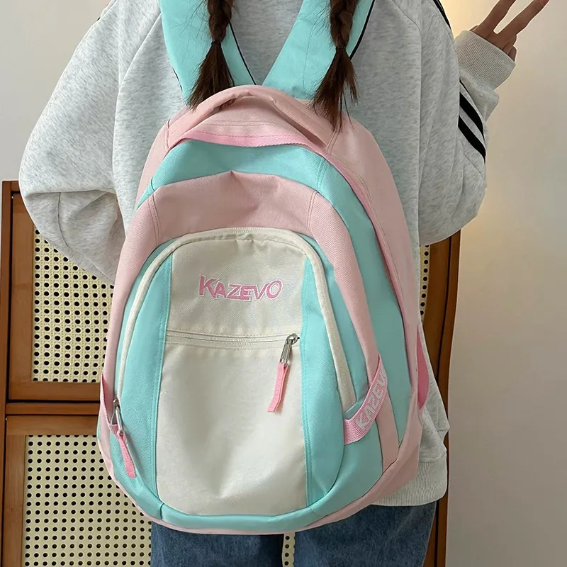 SURELAPTOP Nylon Backpack Unisex Multicolor-7