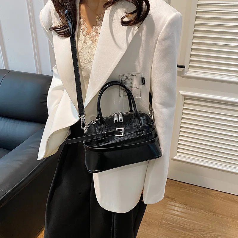 SURELAPTOP PU Crossbody Bag Shoulder Bag Handbags Regular Women's Black/Coffee/Brown-1