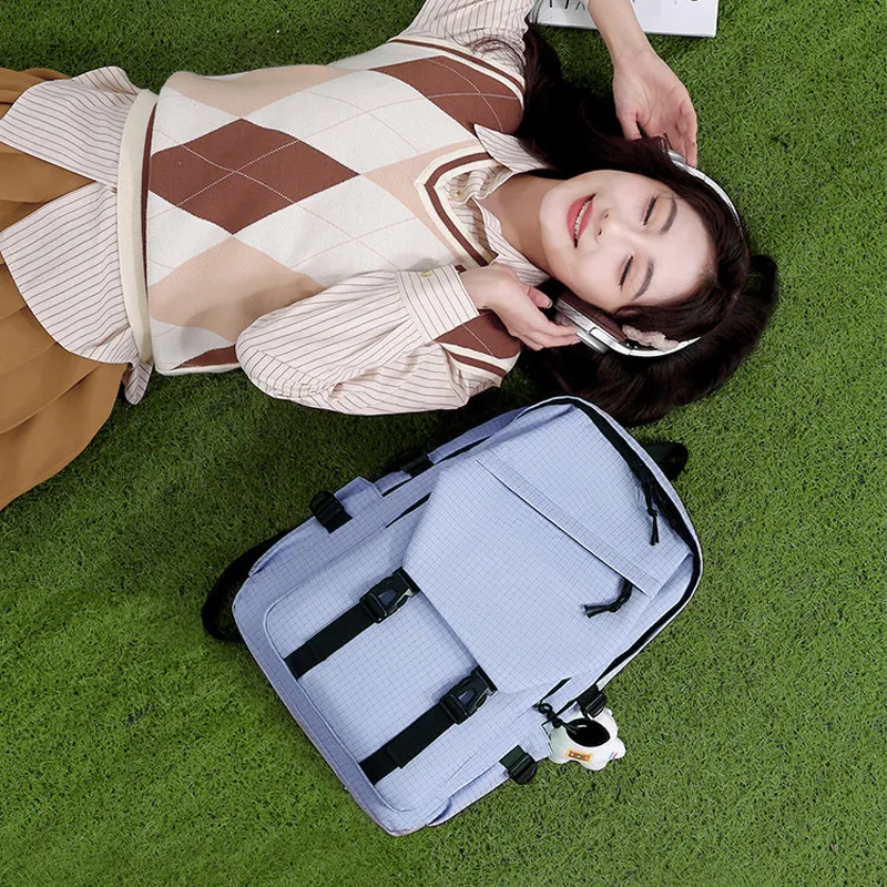 SURELAPTOP Polyester Laptop Bag Backpack Unisex Multicolor-49