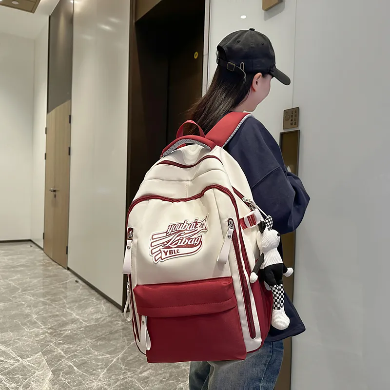 SURELAPTOP Nylon Backpack Unisex Multicolor-8