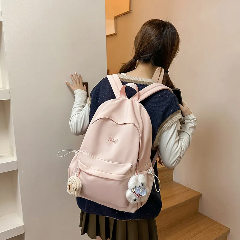 SURELAPTOP Nylon Backpack Women's Multicolor-14