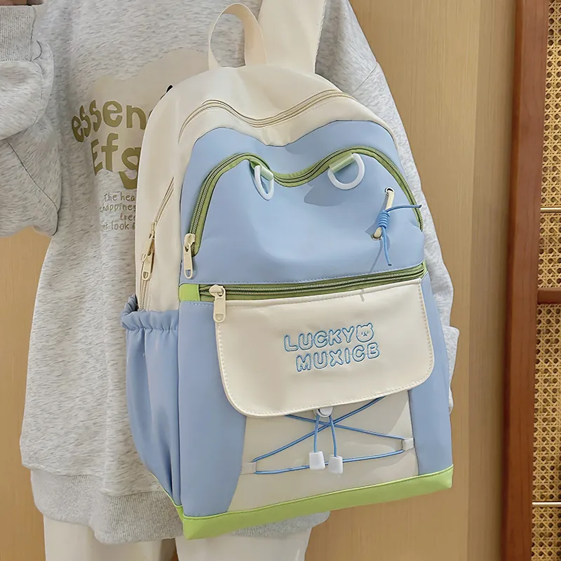 SURELAPTOP Polyester Backpack Women's Multicolor-9