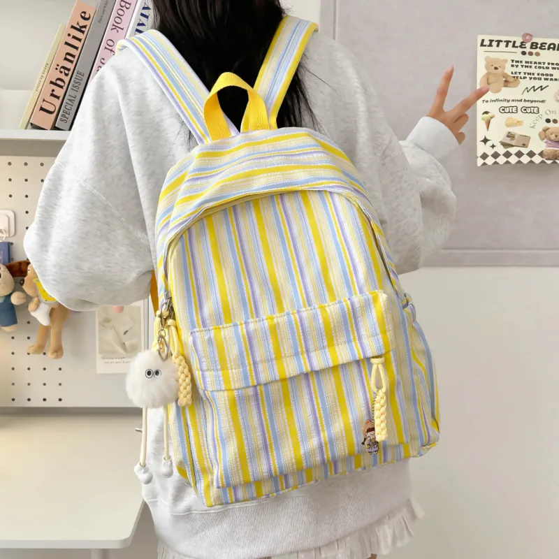 SURELAPTOP Nylon Backpack Unisex Multicolor-7