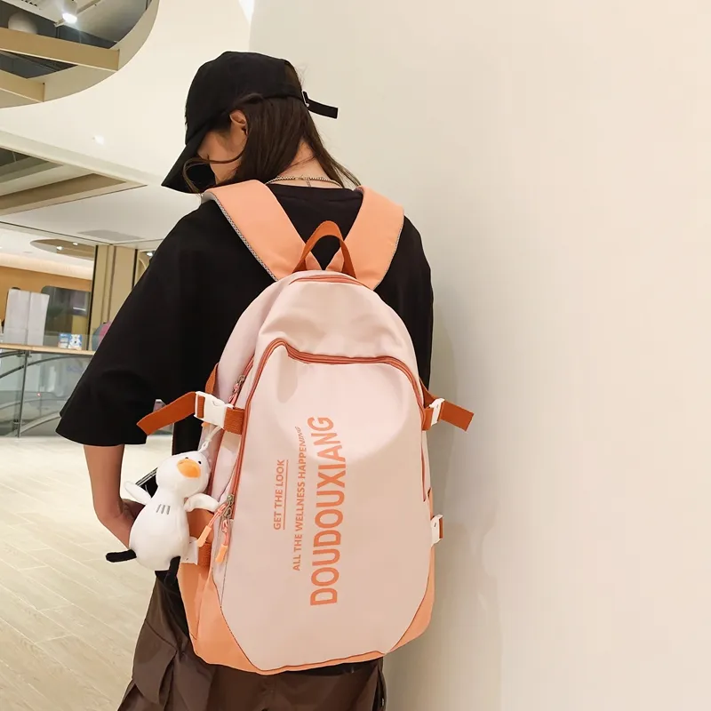 SURELAPTOP Nylon Backpack Unisex Multicolor-13