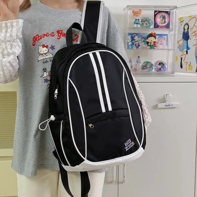 SURELAPTOP Nylon Backpack Unisex Multicolor-8