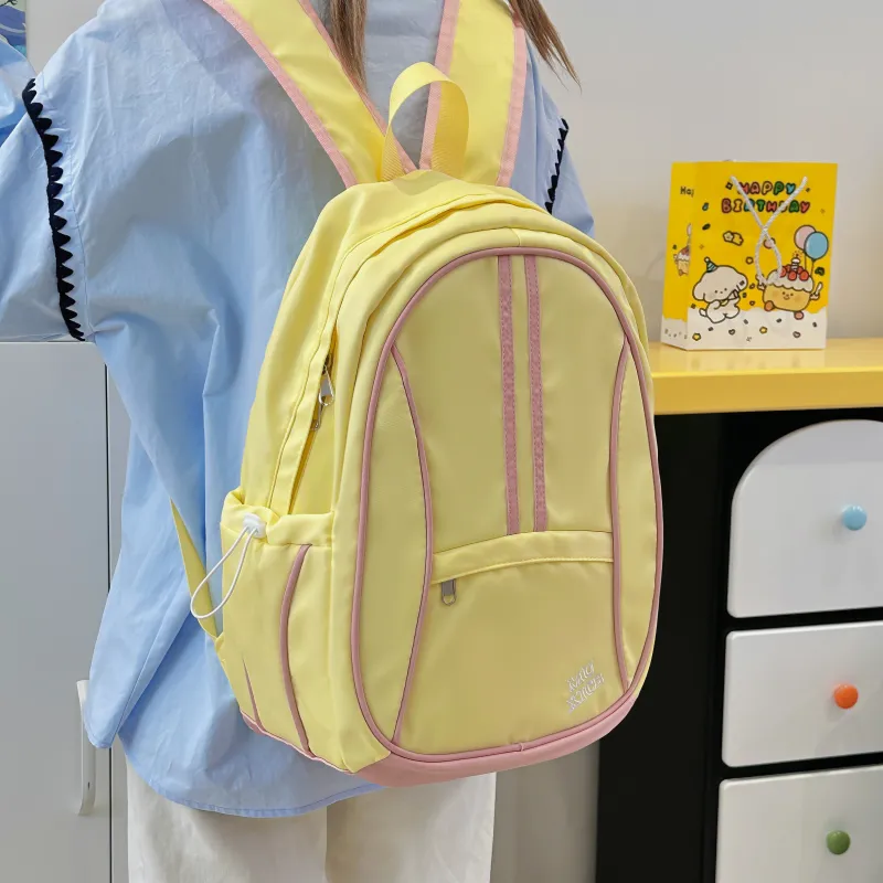 SURELAPTOP Nylon Backpack Unisex Multicolor-11