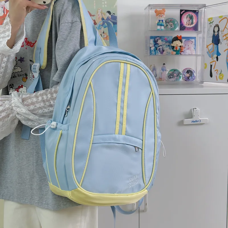 SURELAPTOP Nylon Backpack Unisex Multicolor-17