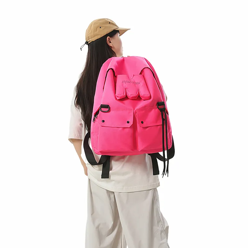 SURELAPTOP Nylon Backpack Unisex Multicolor-6