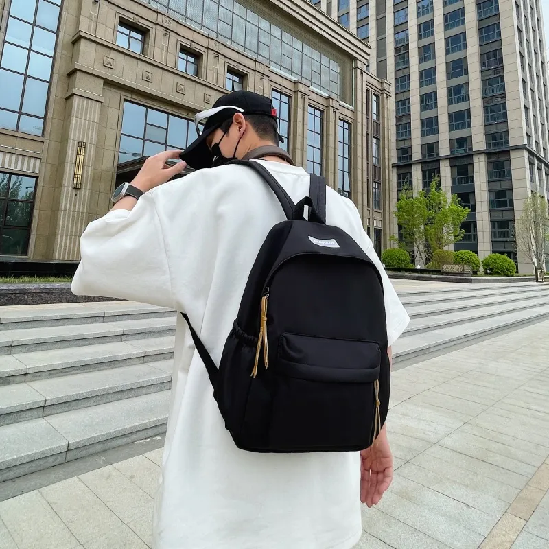 SURELAPTOP Canvas Backpack Unisex Multicolor-4