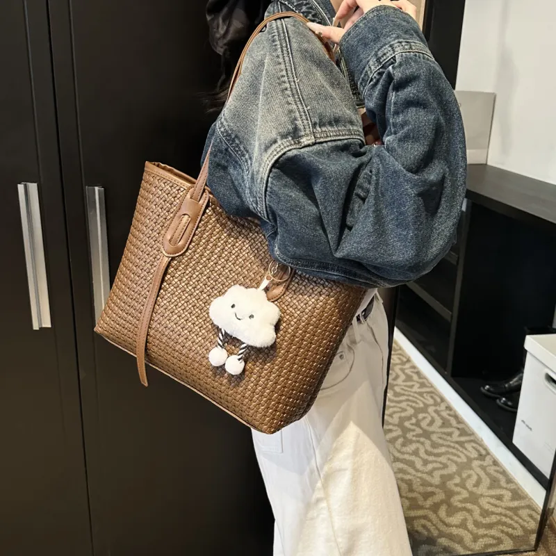 SURELAPTOP PU Shoulder Bag Women's-5