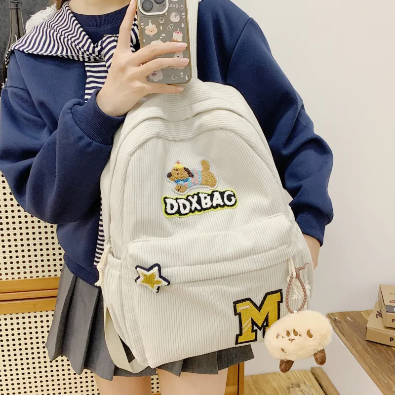 SURELAPTOP Fabric Backpack Women's Multicolor-9