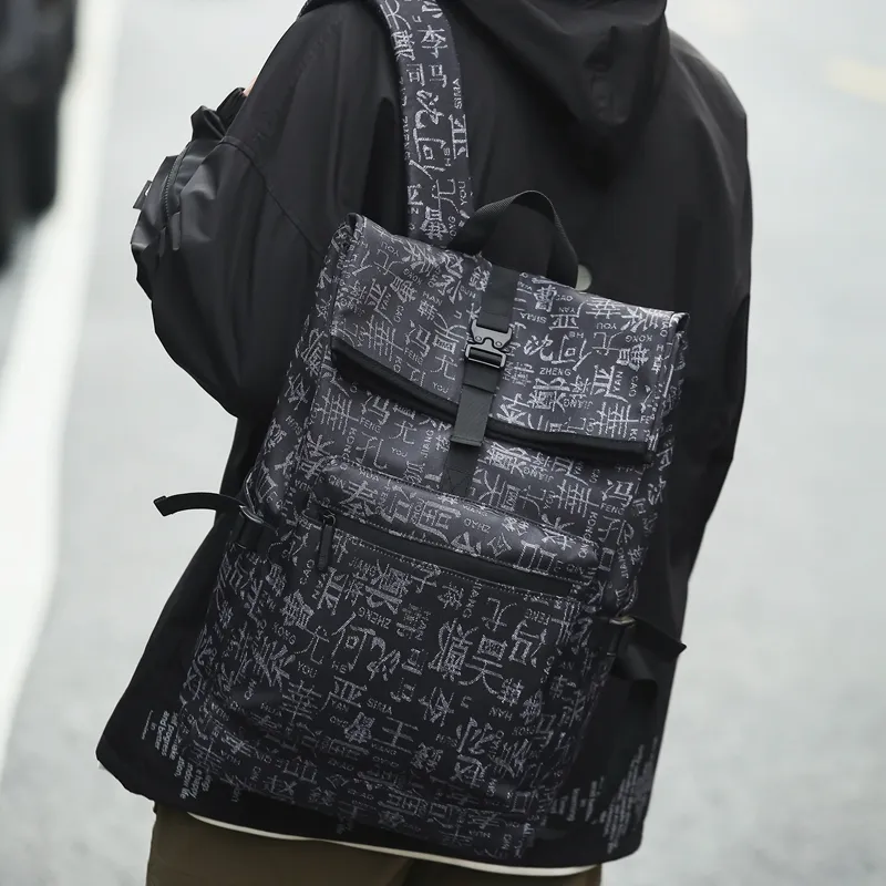 SURELAPTOP Fabric Backpack Unisex Multicolor-4
