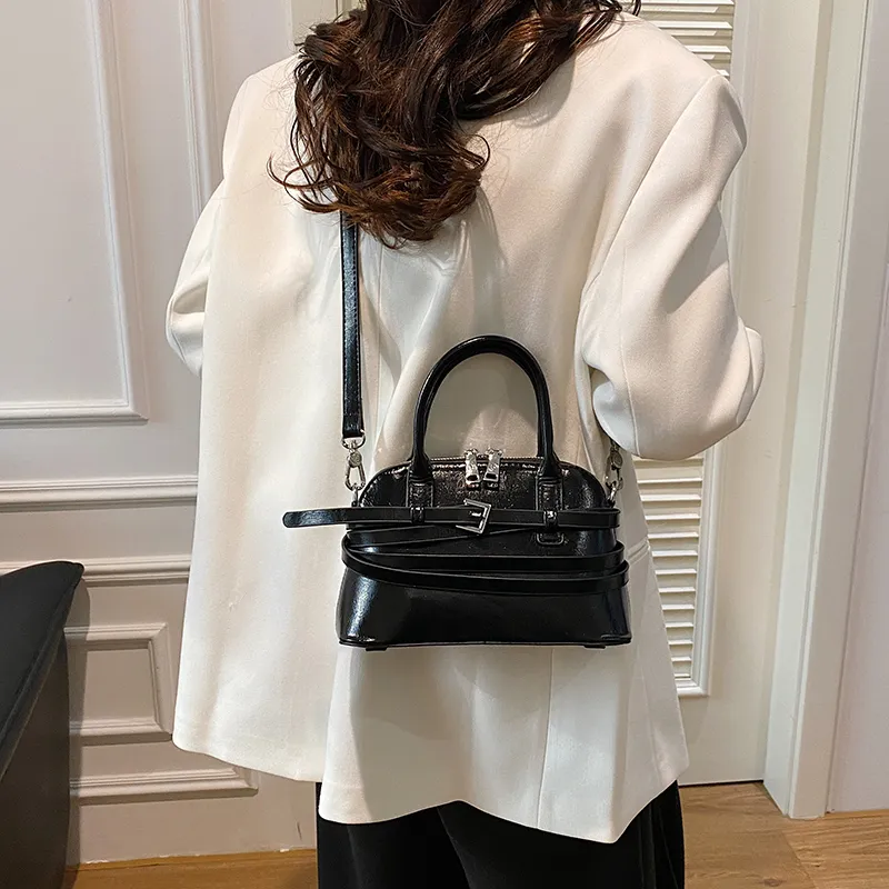 SURELAPTOP PU Crossbody Bag Shoulder Bag Handbags Regular Women's Black/Coffee/Brown-4