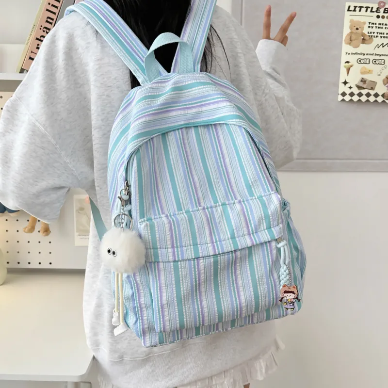 SURELAPTOP Nylon Backpack Unisex Multicolor-15