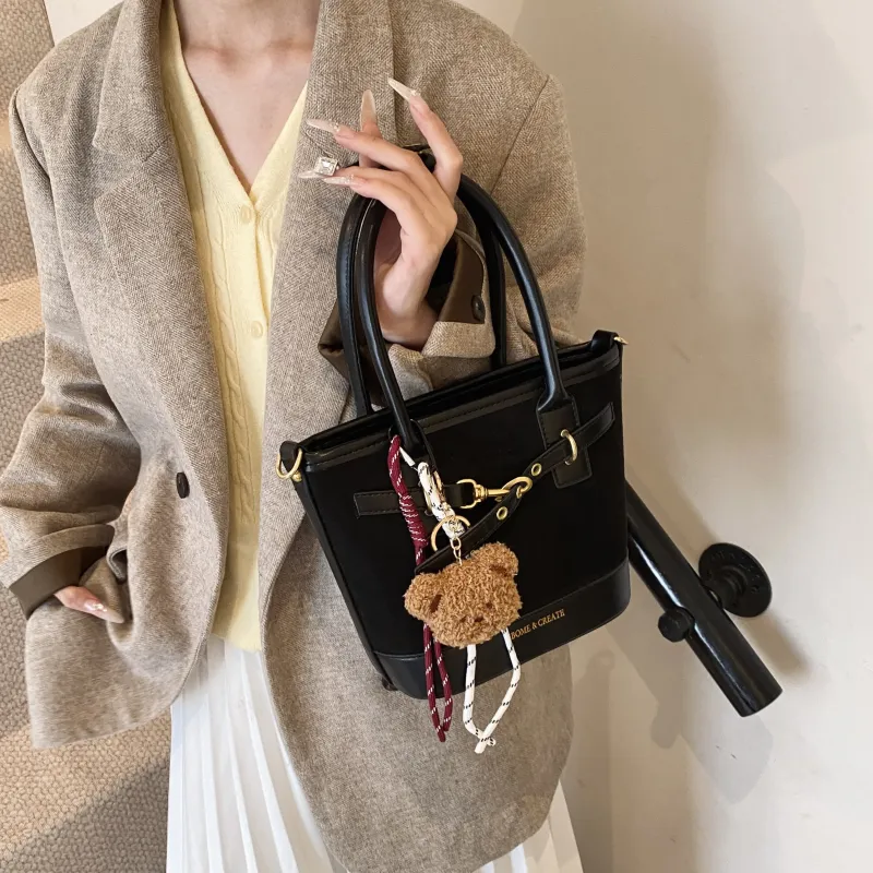 SURELAPTOP PU Handbag Regular Women's Multicolor-8