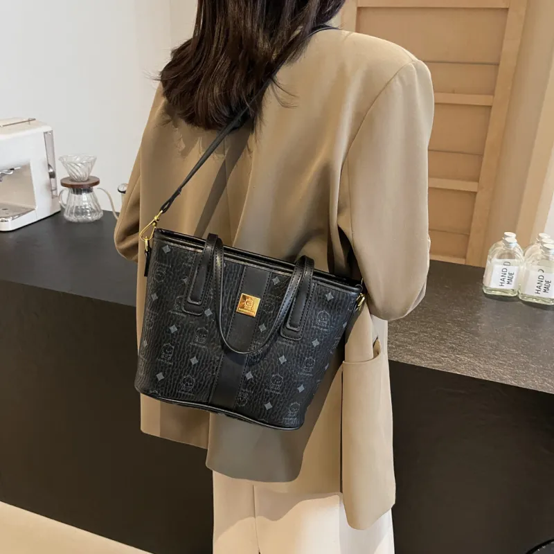 SURELAPTOP PU Tote Bag Shopping Bag Shoulder Bags Women's Multicolor-6