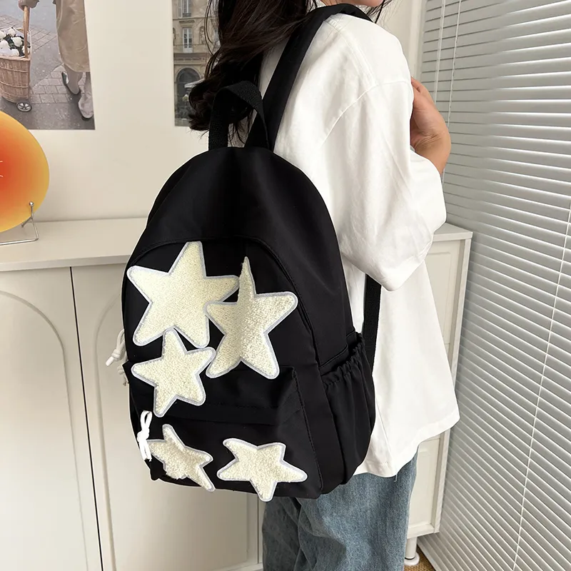 SURELAPTOP Canvas Backpack Regular Women's Multicolor-1