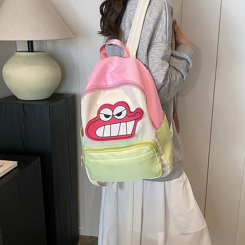 SURELAPTOP Nylon Backpack Unisex White-5